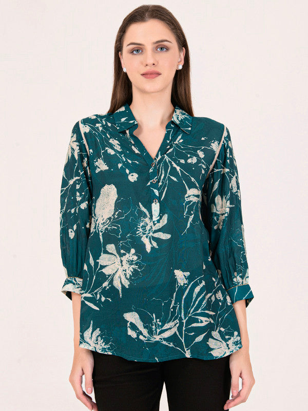 Albion Women Green Smart Top
