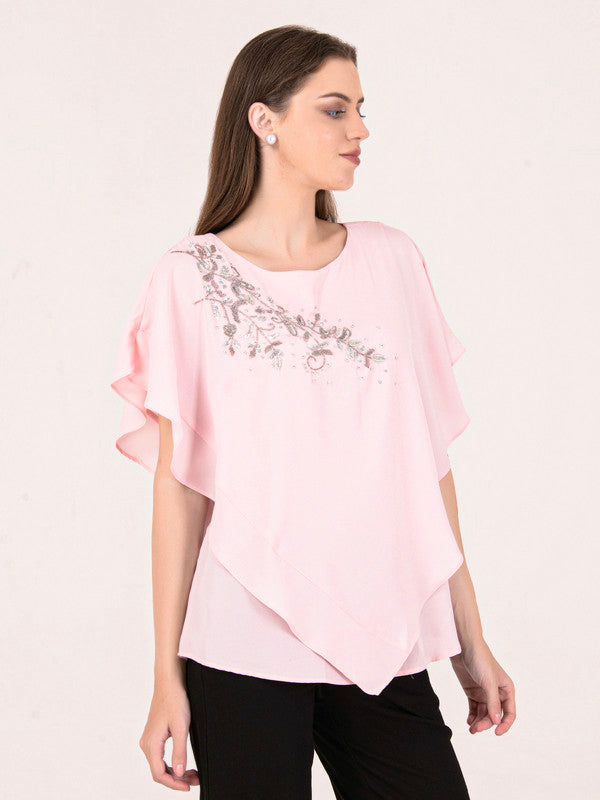 Albion Women Pink Smart Top