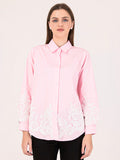 Albion Women Baby Pink Smart Top
