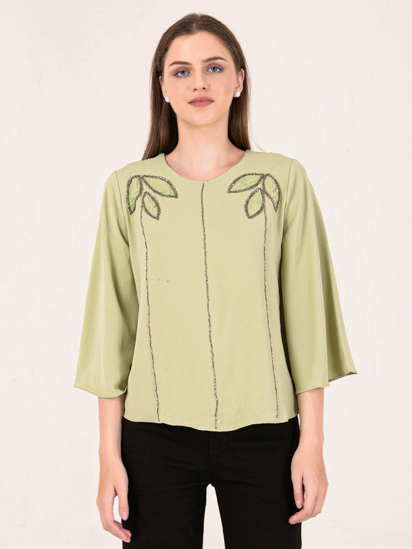Albion Women P Green Smart Top