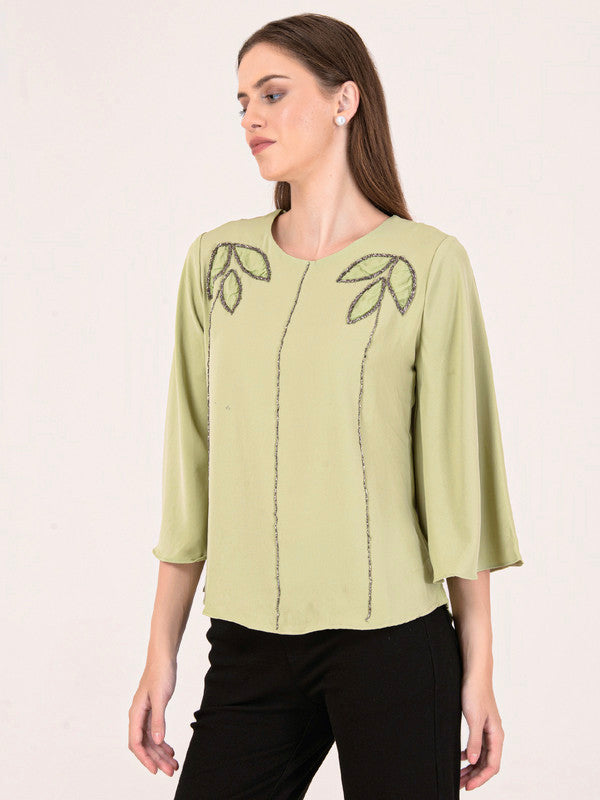 Albion Women P Green Smart Top