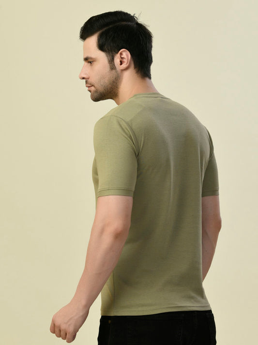Albion Premium Pro-Zed Olive Men T-Shirt