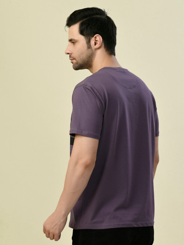 Albion Premium Cyan Mouse (Purple) Men T-Shirt