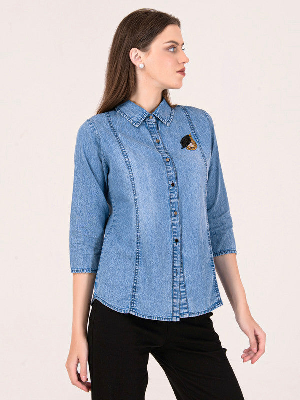 Albion Women L.Blue Smart Top
