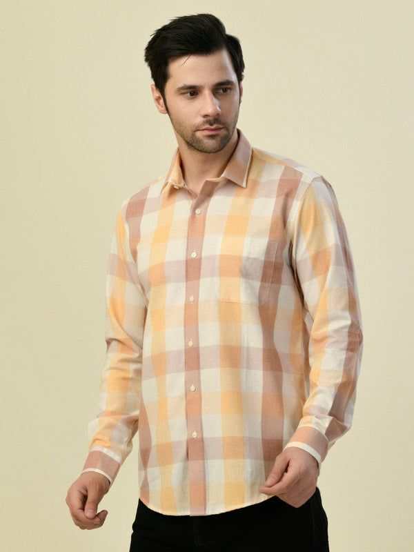 Albion Premium Aeromen Checks Men Shirt