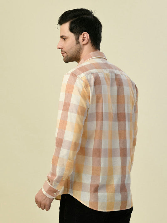 Albion Premium Aeromen Checks Men Shirt