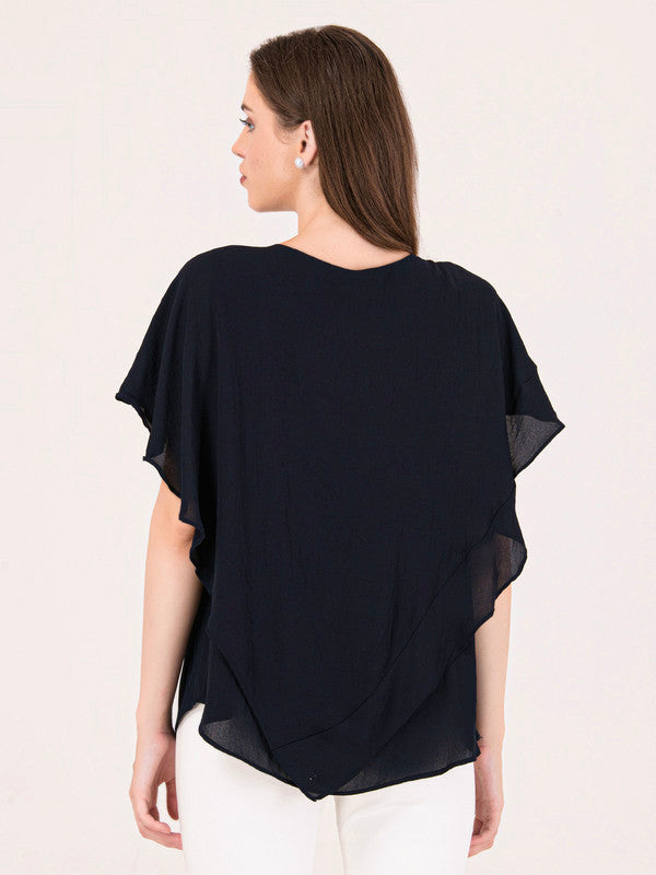 Albion Women Navy Smart Top
