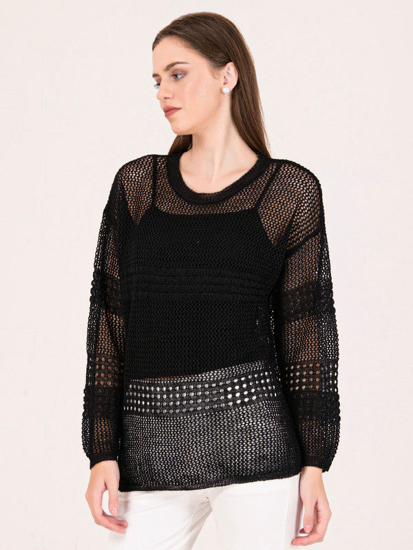 Albion Women Black Smart Top
