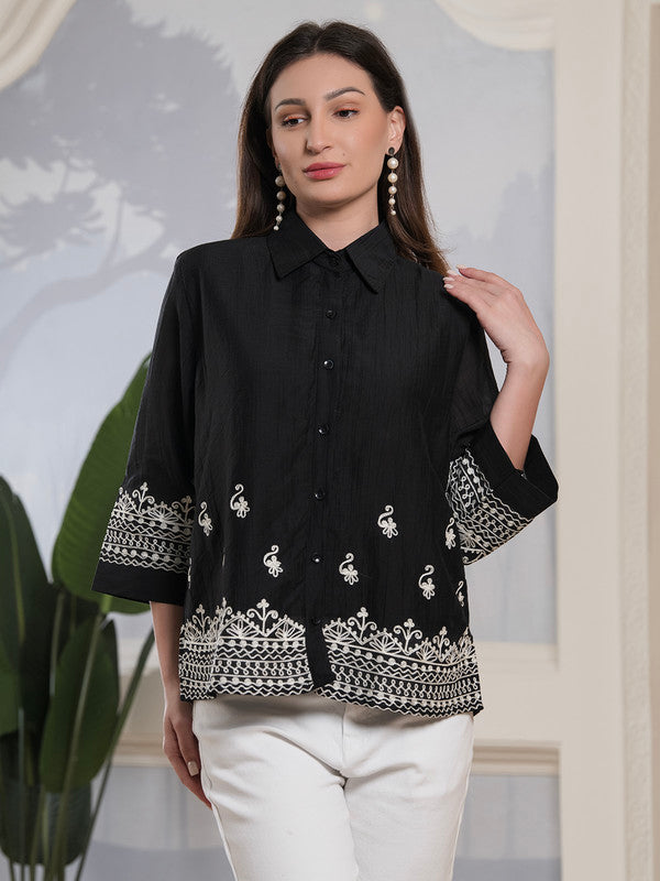 Albion Smart Ladies Black Top