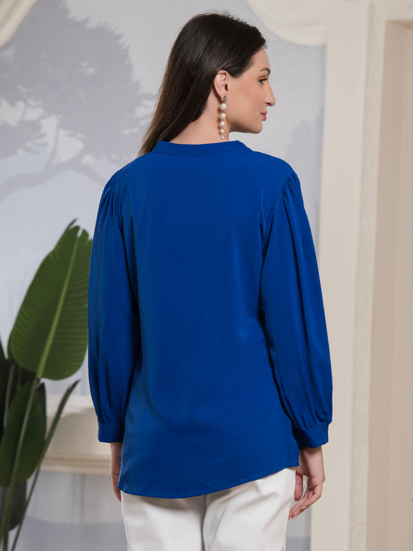 Albion Smart Ladies Blue Top