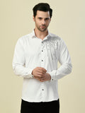 Albion Premium Manzon White Men Shirt