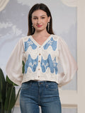 Albion Smart Ladies Blue Top
