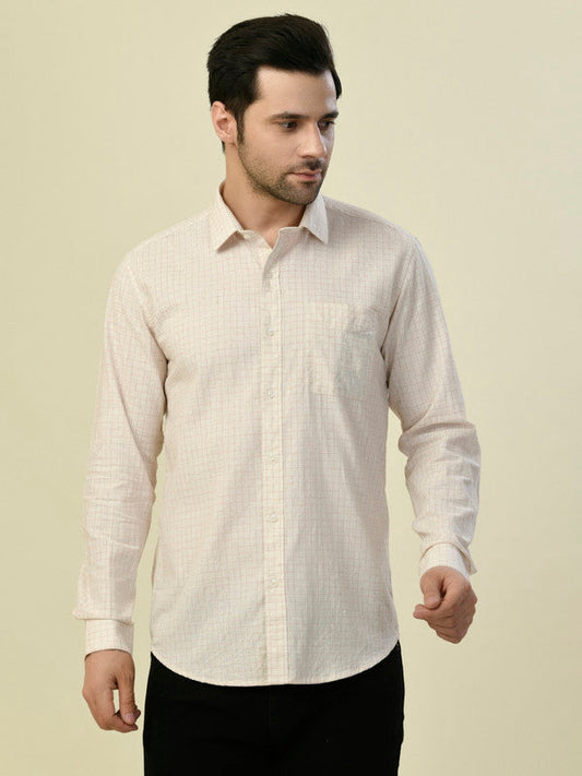 Albion Premium Aeromen Checks Men Shirt