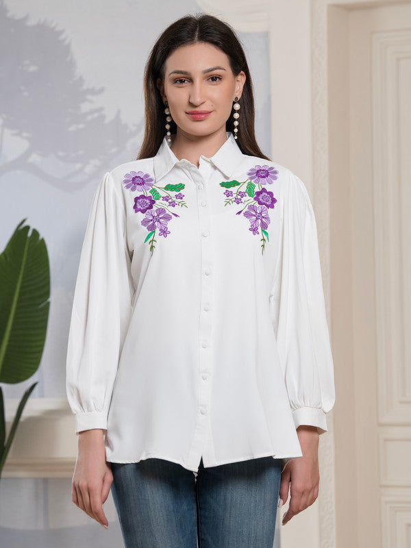 Albion Smart Ladies Lavender Top