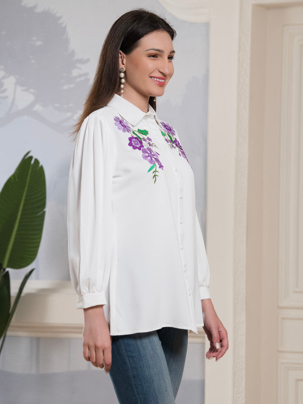 Albion Smart Ladies Lavender Top