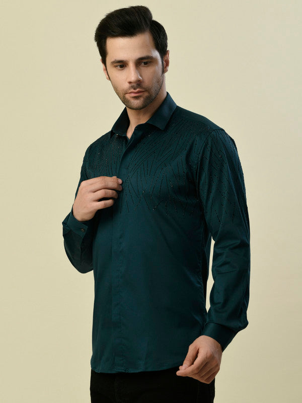 Albion Premium Manzon T Blue Men Shirt