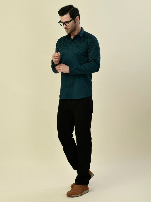 Albion Premium Manzon T Blue Men Shirt