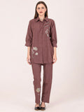 Albion Women Brown Smart Co-ord sets