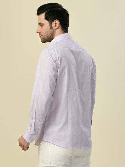 Albion Premium Cafe Purple Men Shirt