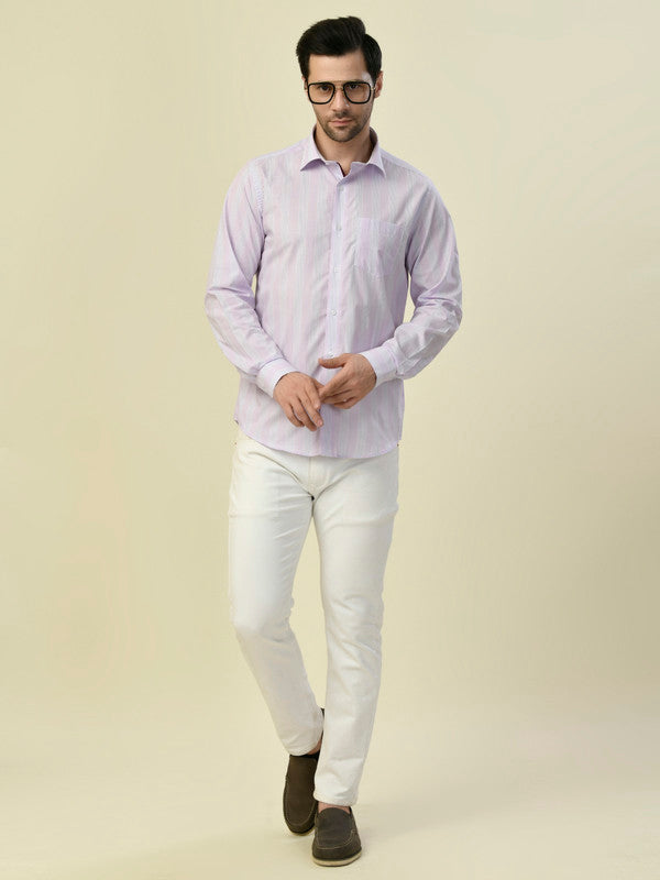 Albion Premium Cafe Purple Men Shirt