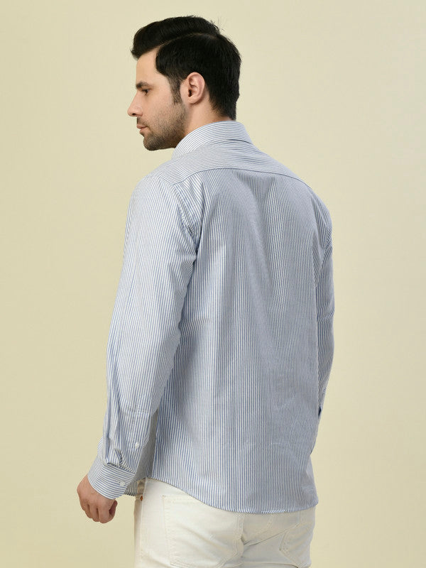 Albion Premium Cafe Blue Men Shirt