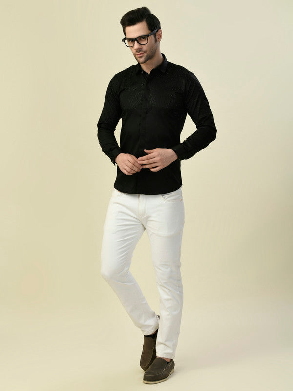 Albion Premium Manzon Black Men Shirt