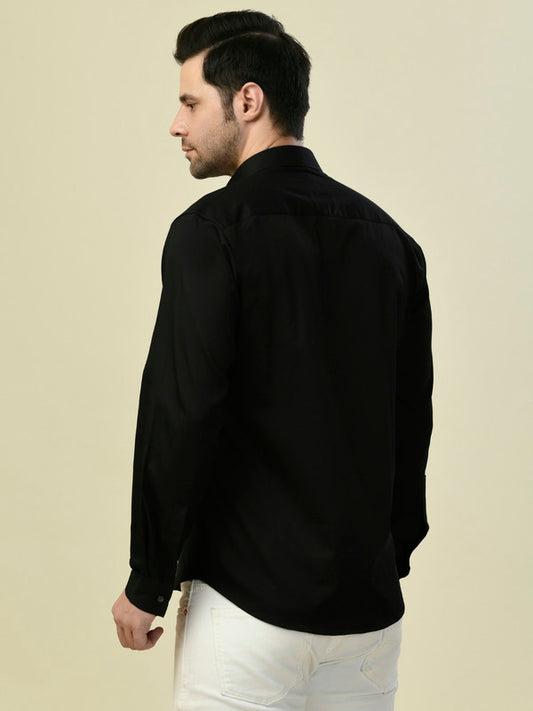 Albion Premium Manzon Black Men Shirt