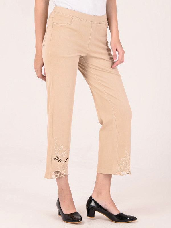 Albion Women Beige Smart Jegging