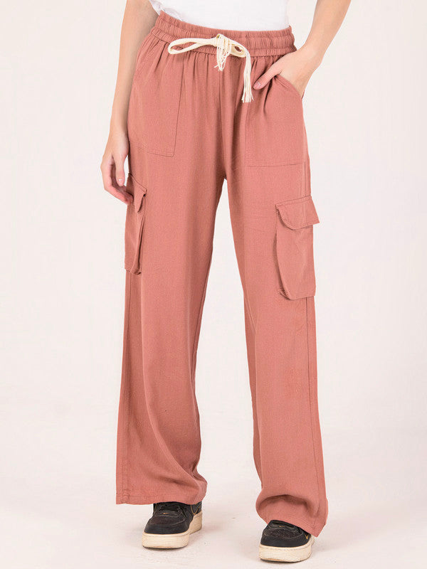 Albion Women Pink Smart Trousers