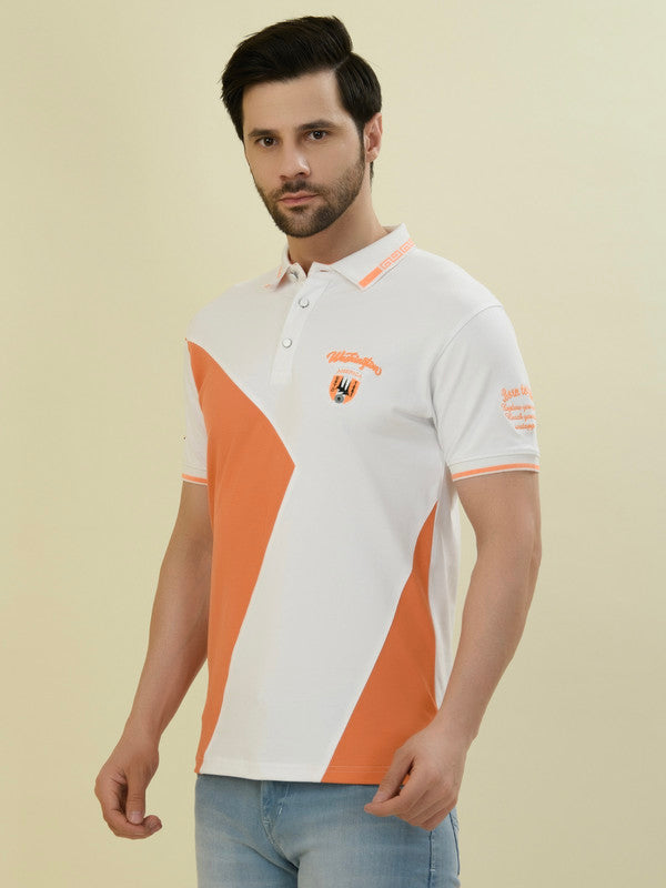 Albion Premium Men 6 Orangexwhite T-Shirt