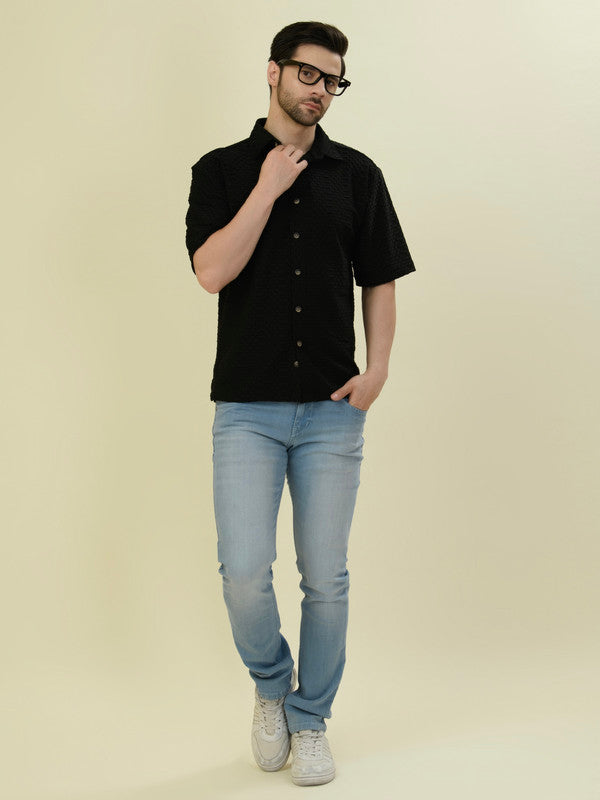 Albion Premium Men Black Shirt Hs