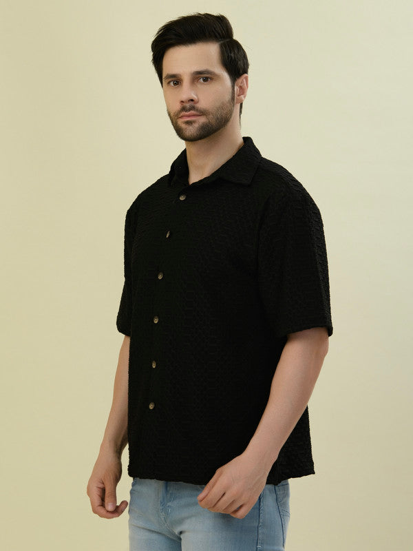 Albion Premium Men Black Shirt Hs