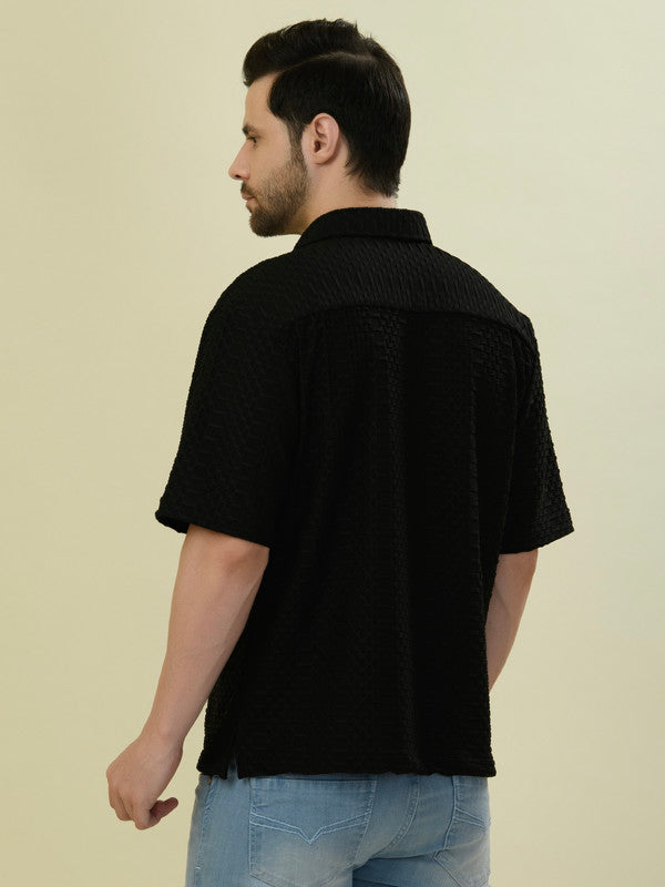 Albion Premium Men Black Shirt Hs