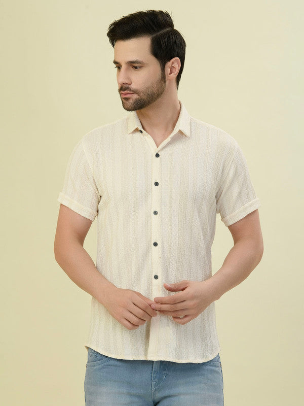 Albion Premium Men 1 Cream Shirt Hs