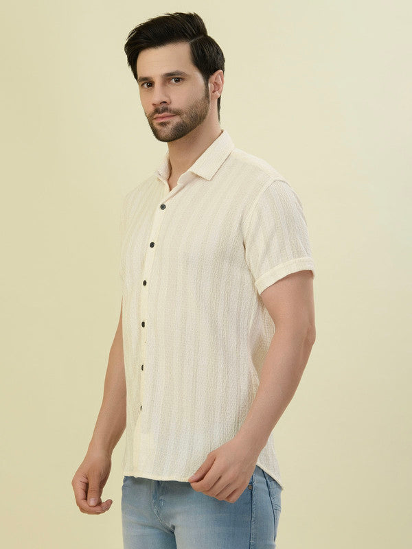 Albion Premium Men 1 Cream Shirt Hs