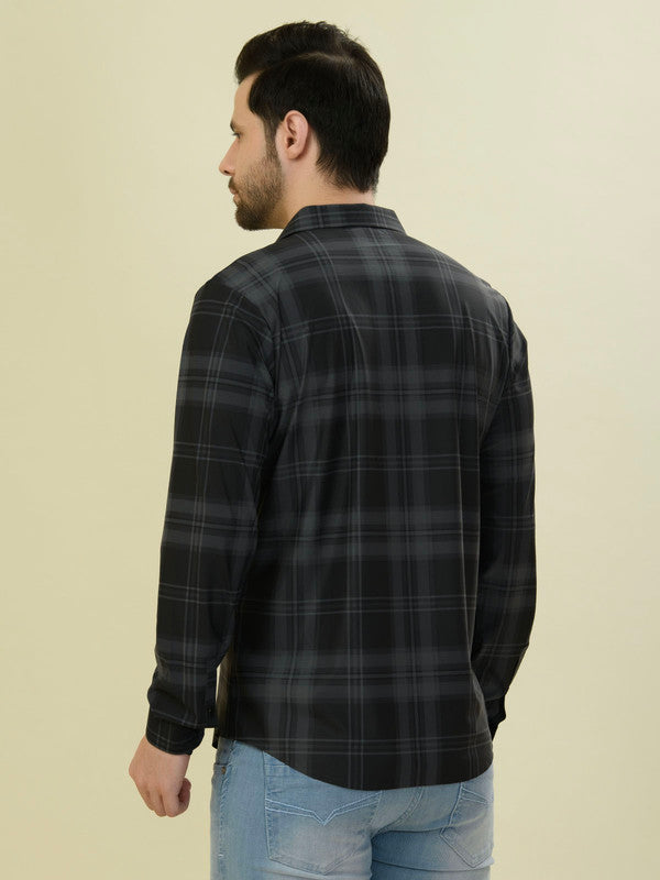 Albion Premium Men Grey Shirt Hs
