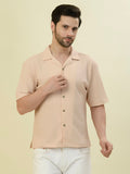 Albion Premium Men Peach Shirt Hs