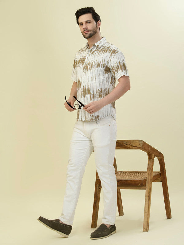 Albion Premium Men Brown Shirt Hs