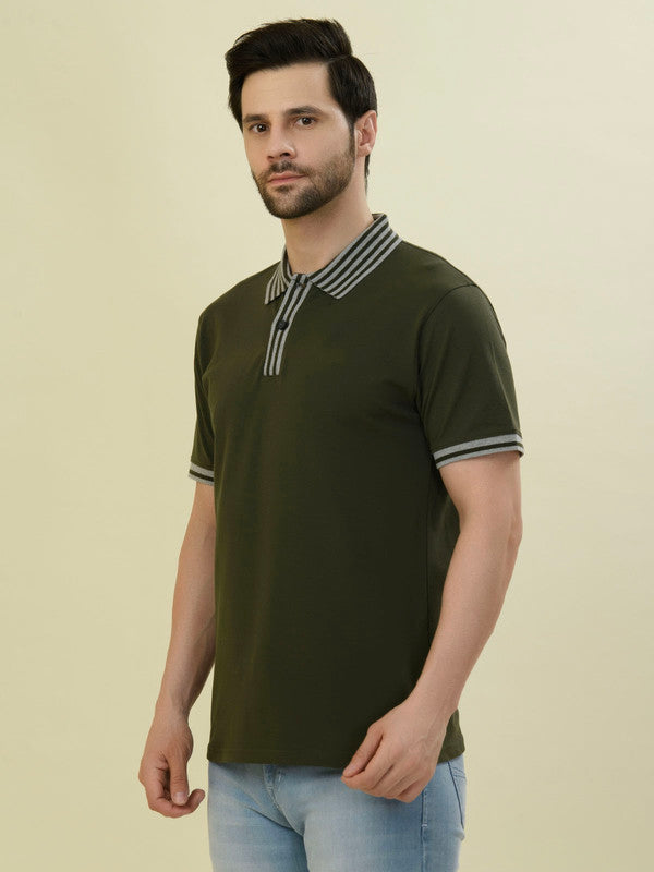 Albion Premium Men 36 Army Green T-Shirt