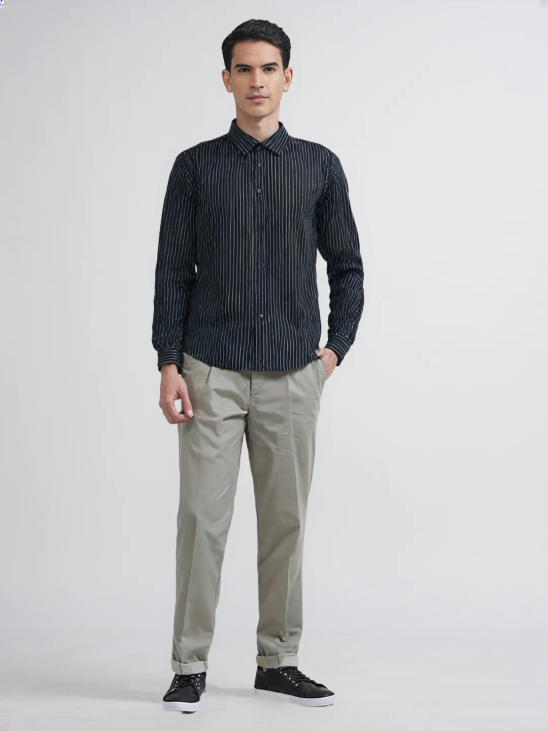 Albion Huge variety of casual and formal shirts. BLACK