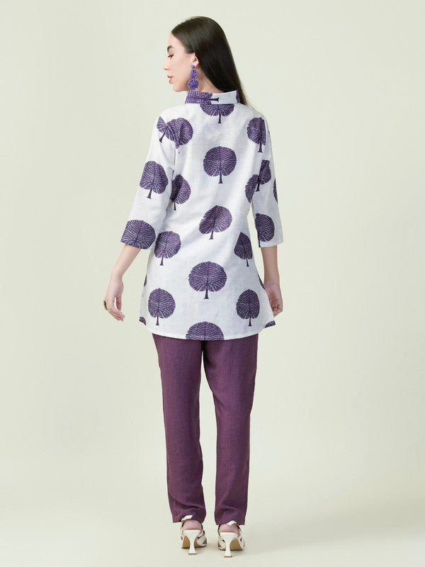 Albion Premium Ladies Napoleon Purple Co-ord sets
