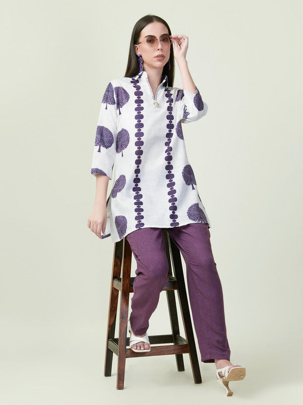 Albion Premium Ladies Napoleon Purple Co-ord sets