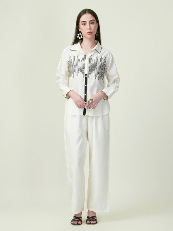 Albion Premium Ladies Ol White Co-ord sets