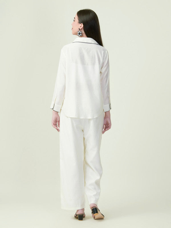 Albion Premium Ladies Ol White Co-ord sets