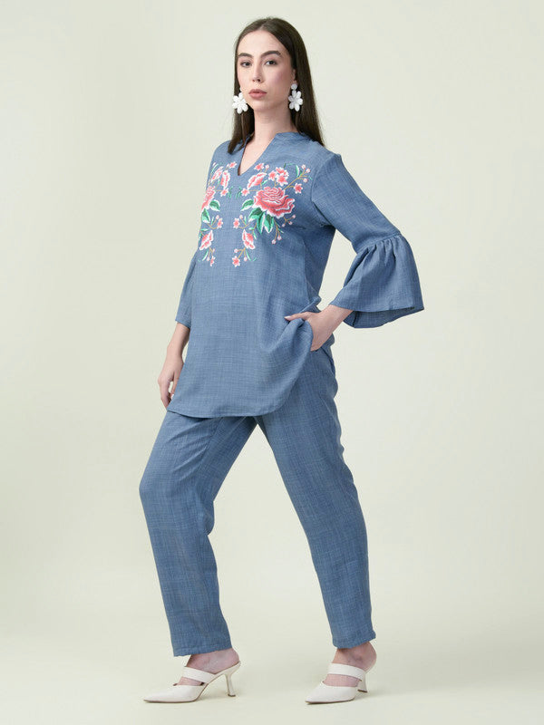 Albion Premium Ladies Napoleon Blue Co-ord sets