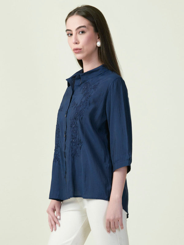 Albion Premium Ladies Ol Blue Top