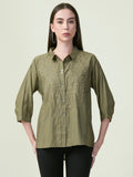 Albion Premium Ladies Ol Olive Top