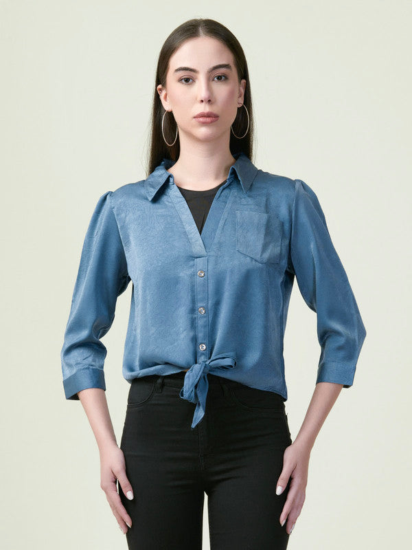 Albion Premium Ladies Ol Blue Top