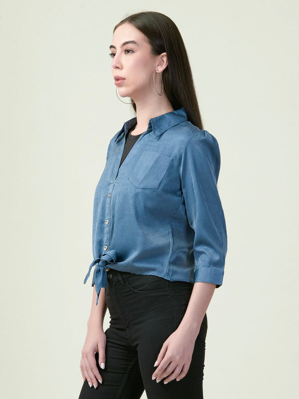 Albion Premium Ladies Ol Blue Top