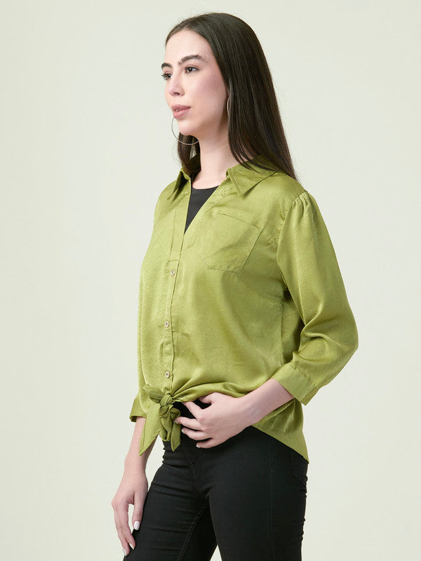 Albion Premium Ladies Ol Green Top